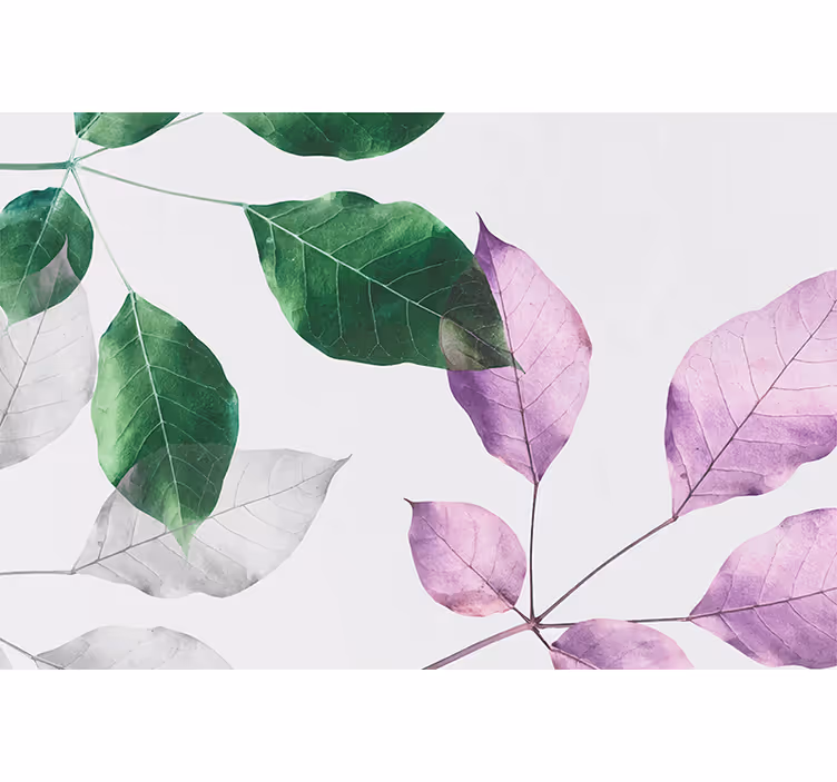 Fototapety na stenu priroda listové botanické akcenty - Tenstickers