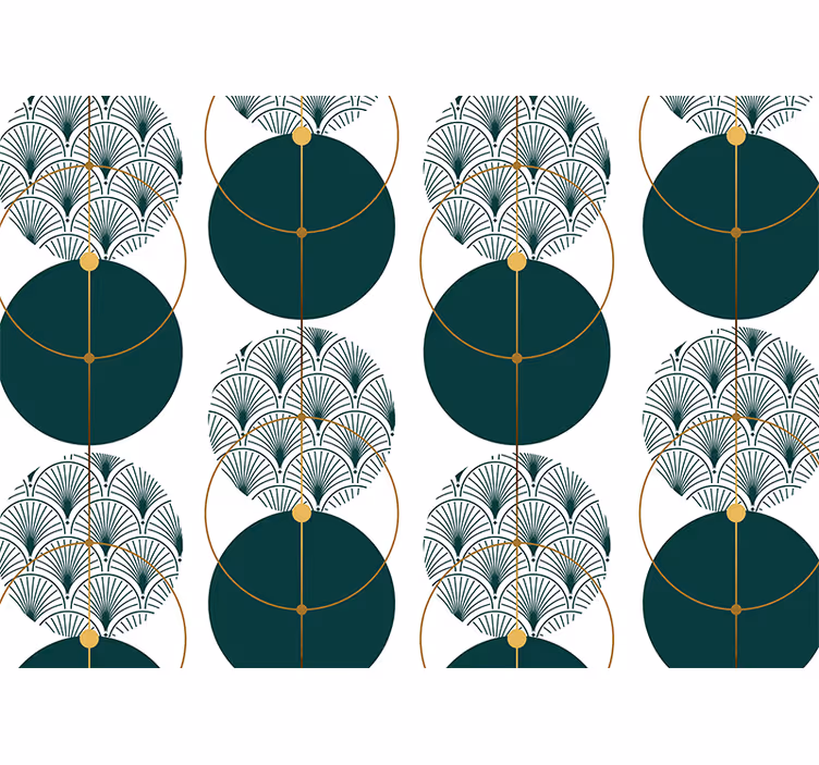 Fototapeta textura geometrické ventilátorové vzory - Tenstickers