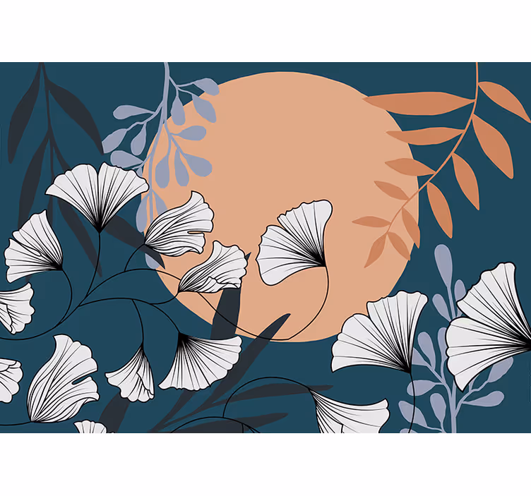 Fototapeta kvety botanická kvetinová kompozícia - Tenstickers