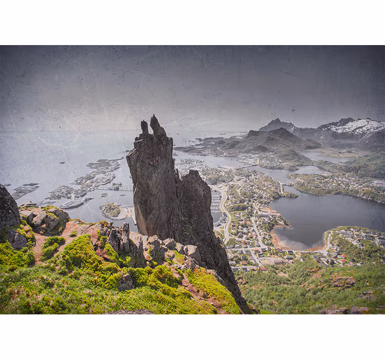 Krajinka fototapety majestátne skalné útvary - Tenstickers