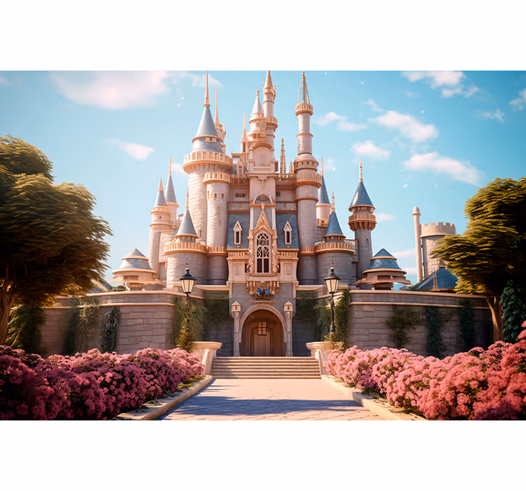 fototapeta fantasy princesský hrad - Tenstickers
