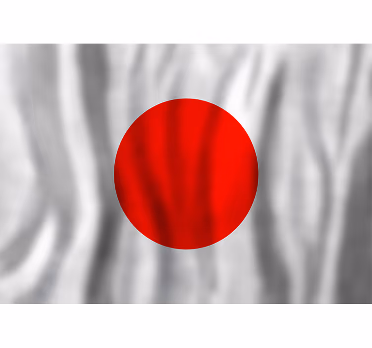 fototapeta rôzne mestá a krajina japonská vlajka - Tenstickers