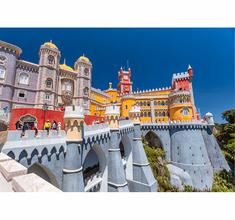 fototapeta rôzne mestá a krajina sintra hrad - Tenstickers