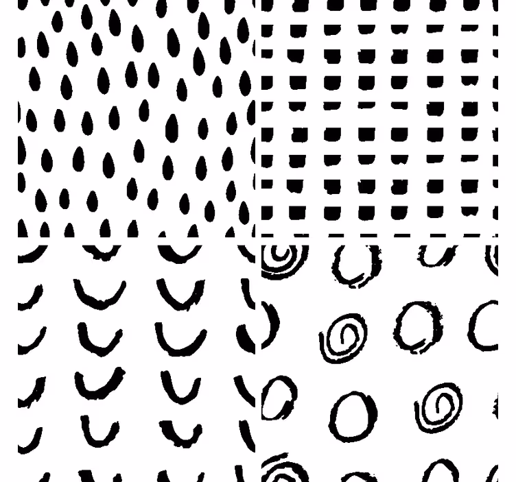 Rôzne vzory moderná dráha - Tenstickers