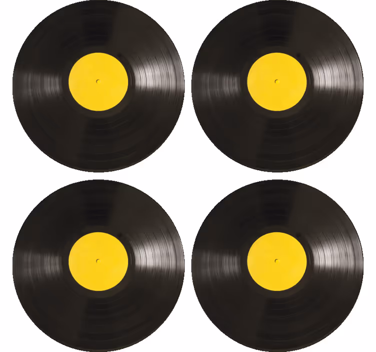 Vinyl disk moderná dráha - Tenstickers
