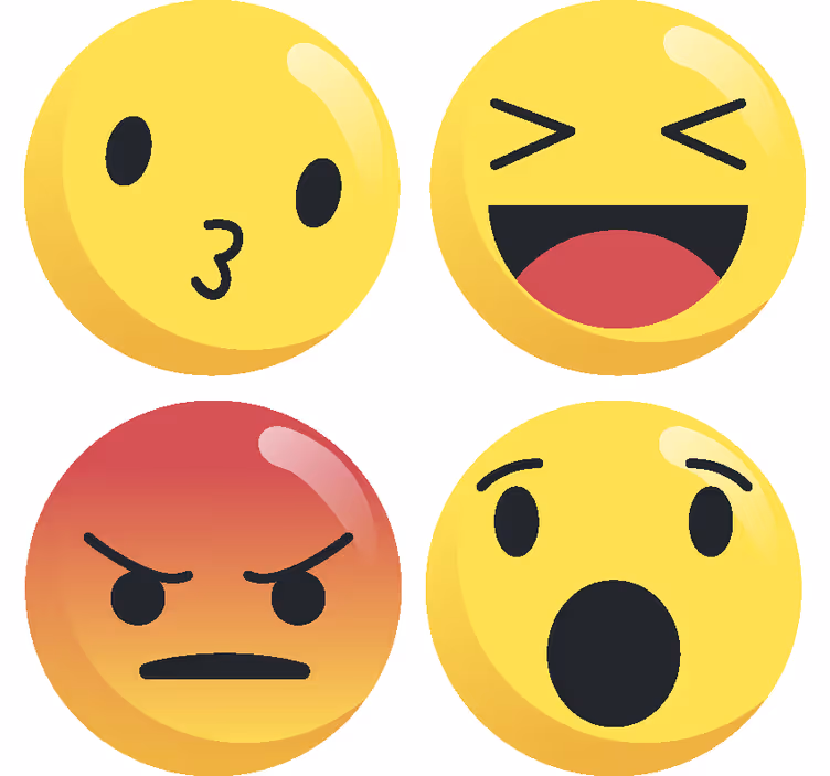 Emotikony geek piť tácky - Tenstickers