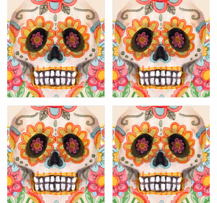 Mexická lebka na pitie - Tenstickers