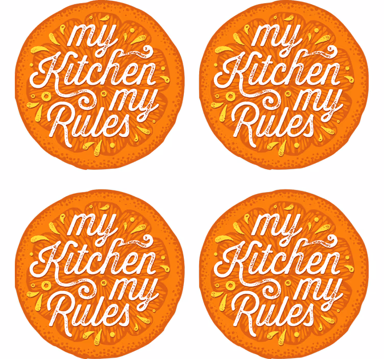 Pivná tácka pravidlá v kuchyni - Tenstickers