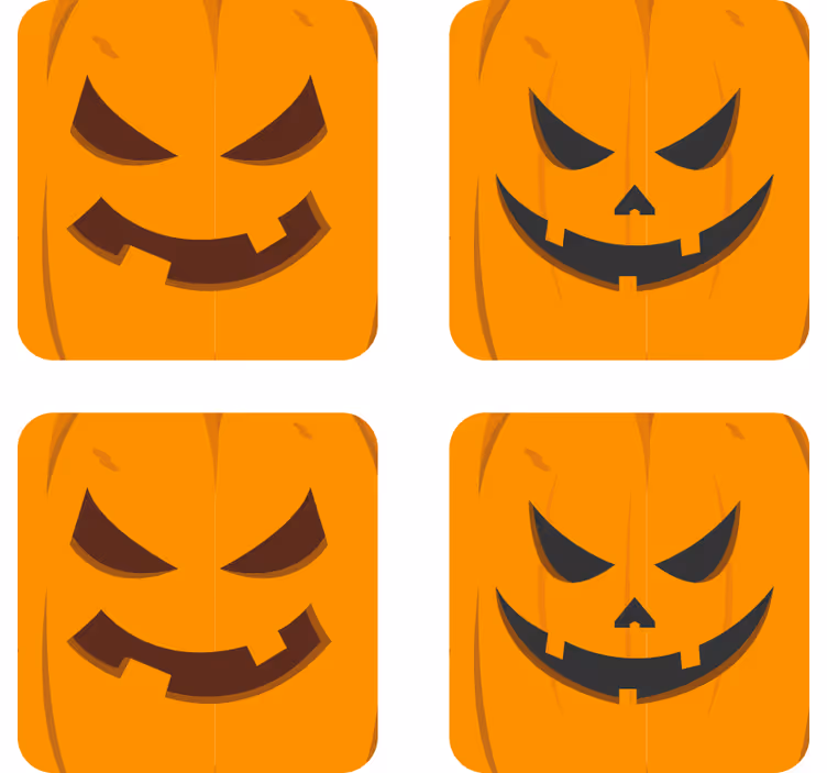 Rôzne tekvicové tácky halloween - Tenstickers