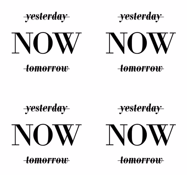 Podtácka s textom inšpirovaná typografiou - Tenstickers