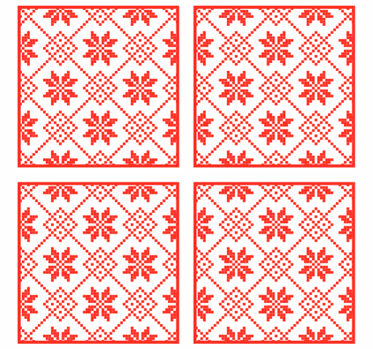 Slovanský ornament moderná dráha - Tenstickers