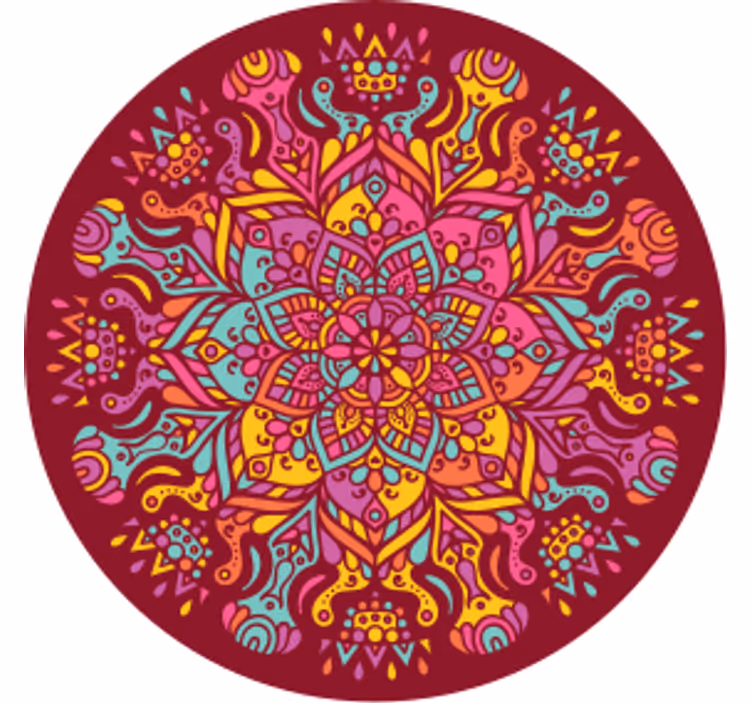 Mandala okrúhle ďalšie tácky - Tenstickers