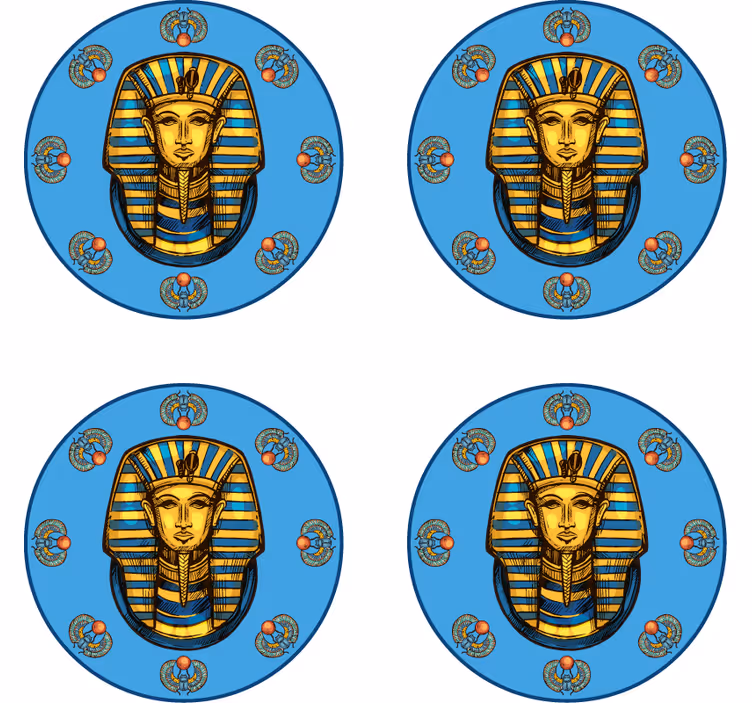 Zábavná podtácka egyptského faraóna - Tenstickers
