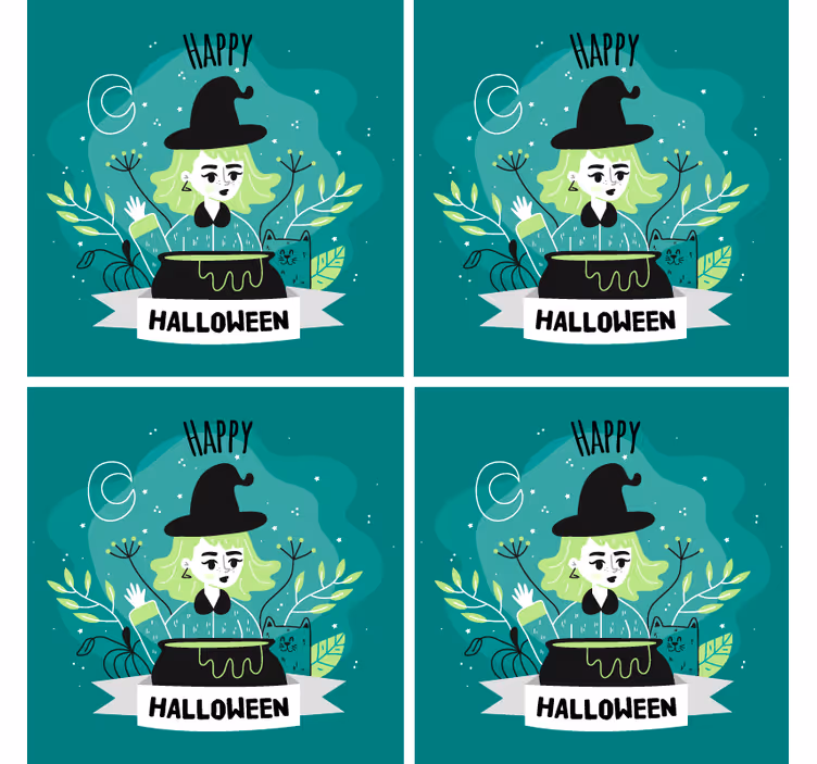 Veselý halloween čarodejnícky nápoj - Tenstickers