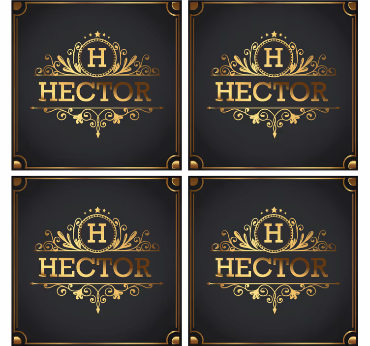 Elegancia osobné tácky - Tenstickers