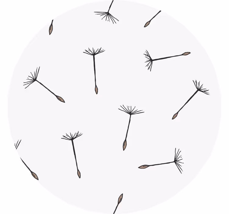 Minimalistické púpavy moderná dráha - Tenstickers