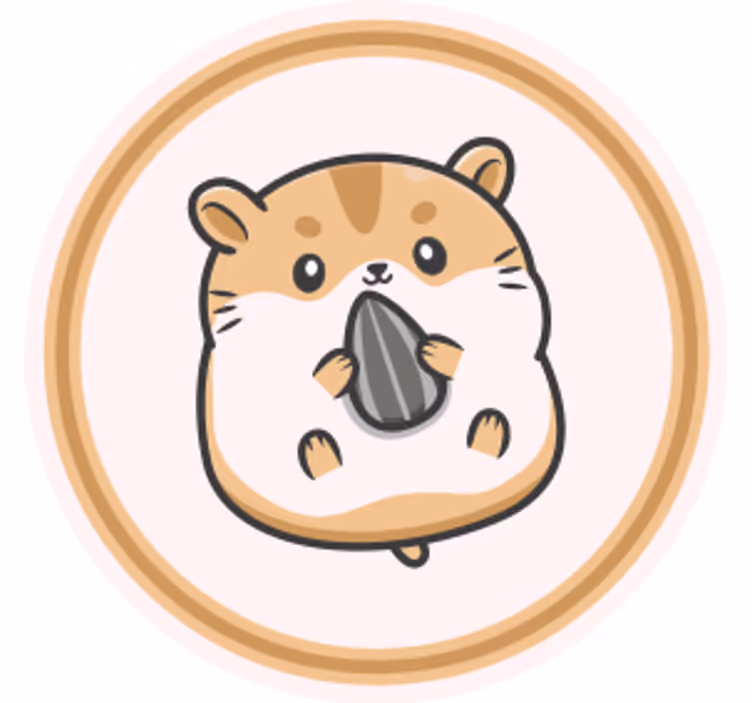 Roztomilý škrečok karikatúra moderná dráha - Tenstickers
