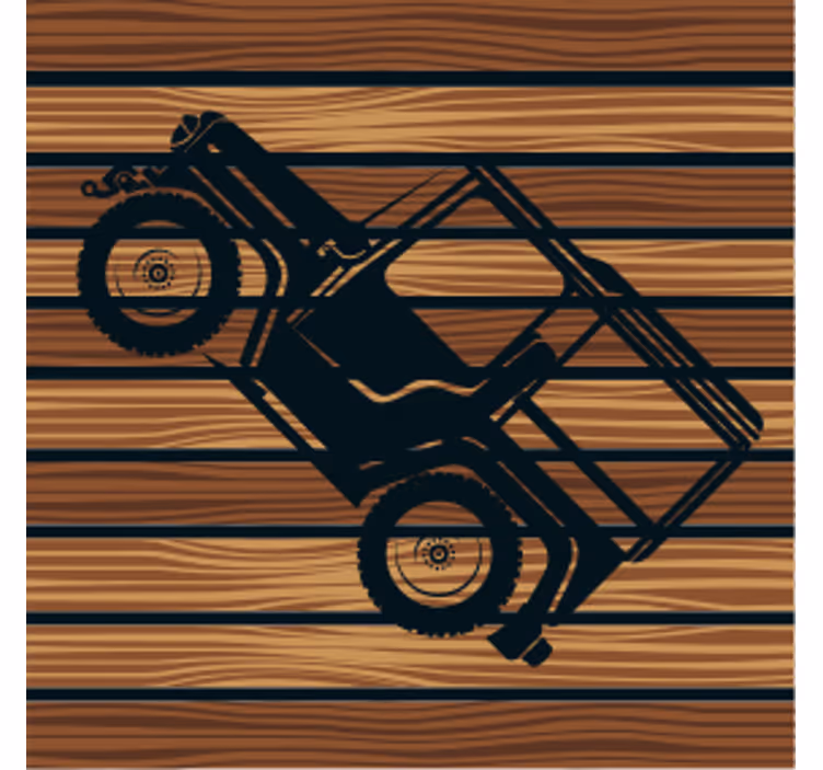 Podtácka vintage terénne vozidlo - Tenstickers