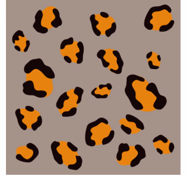 Pivná tácka s leopardím vzorom - Tenstickers