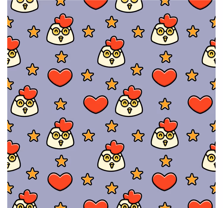 Zábavná podtácka hravé kuracie hlavy - Tenstickers