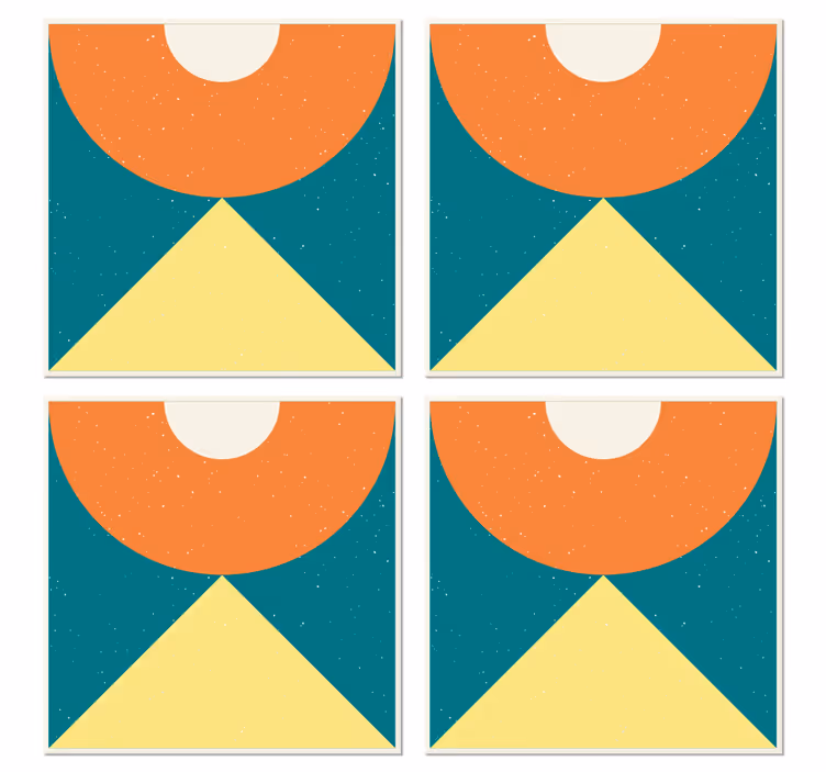 Farebný vintage štýl vintage tácka - Tenstickers