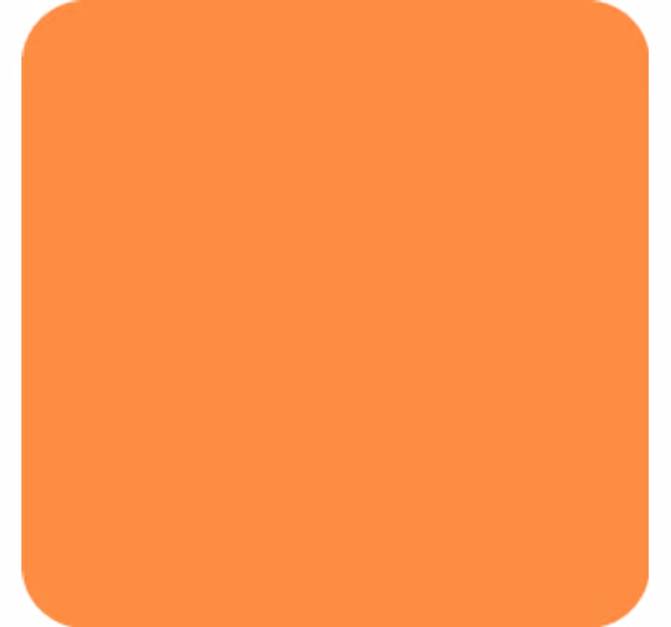 Podtácka jednoduchý oranžový povrch - Tenstickers