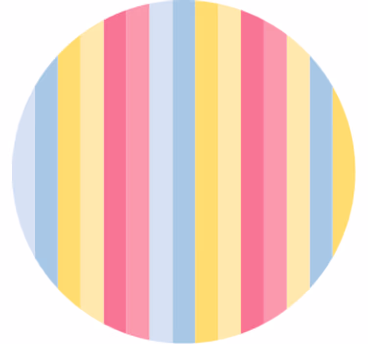 Podtácka farebný pruhovaný vzor - Tenstickers