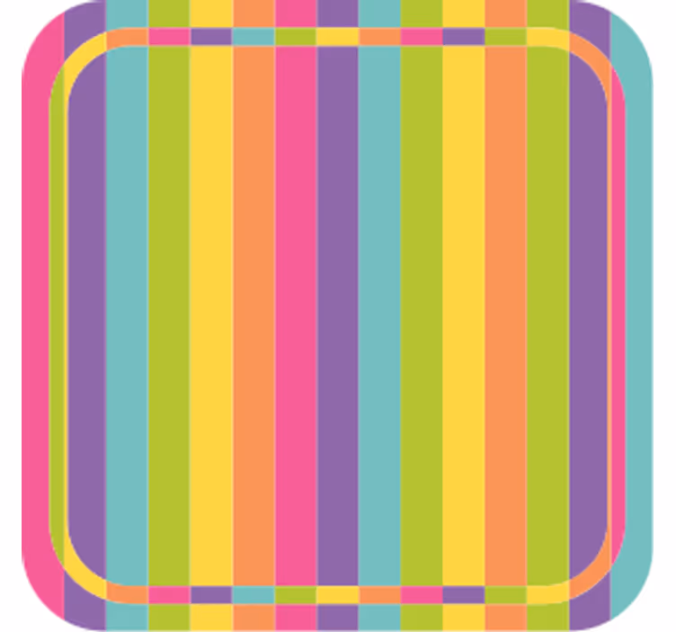 Pivná tácka s jasným farebným vzorom - Tenstickers