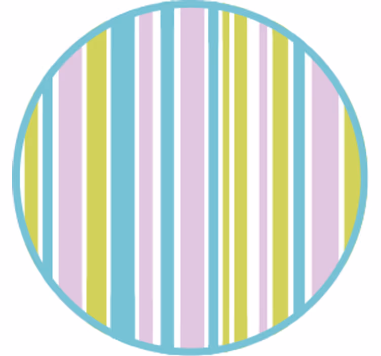 Podtácka farebný pruhovaný kruh - Tenstickers