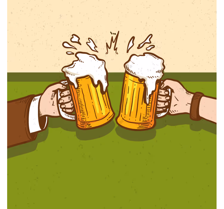 Hurá na karikatúry podložky od piva - Tenstickers