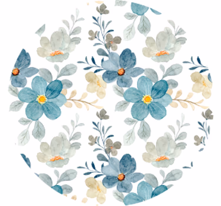 Moderná podtácka s botanickou textúrou - Tenstickers