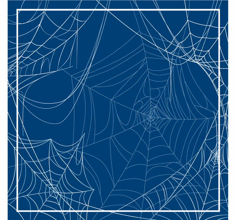 Podtácka Halloween zložitý webový vzor - Tenstickers