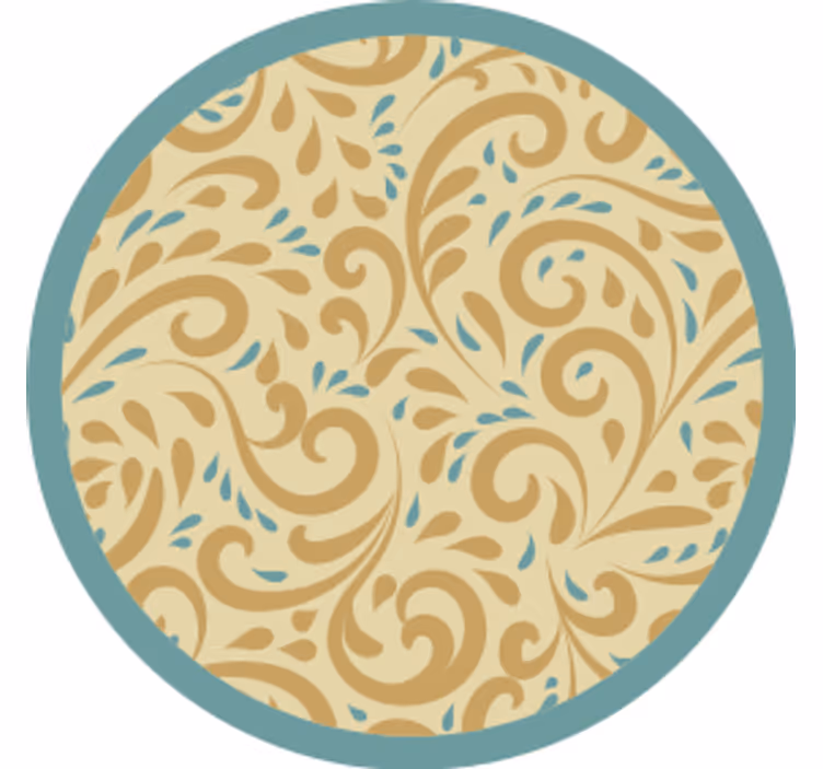 Podtácka elegantná kvetinová inšpirácia - Tenstickers