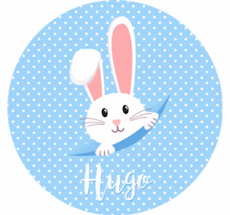 Svadobná tácka s roztomilým zajacom - Tenstickers