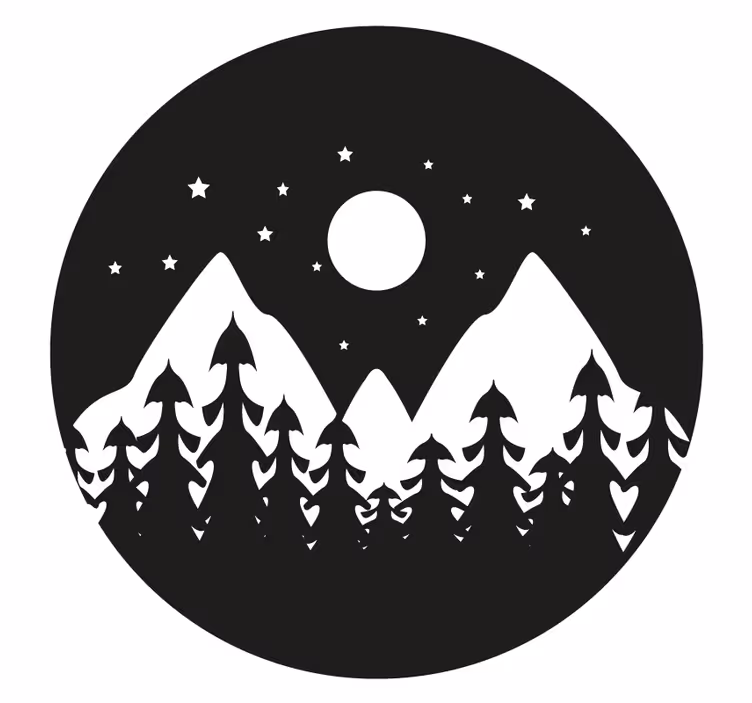 Podtácka horská nočná krajina - Tenstickers