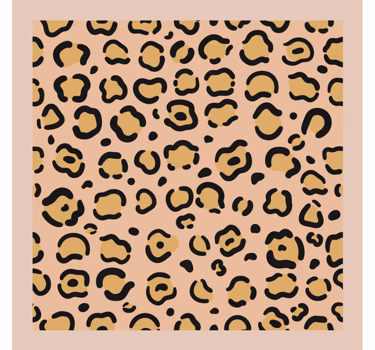 Leopard pastelová farebná tlač moderná tácka - Tenstickers