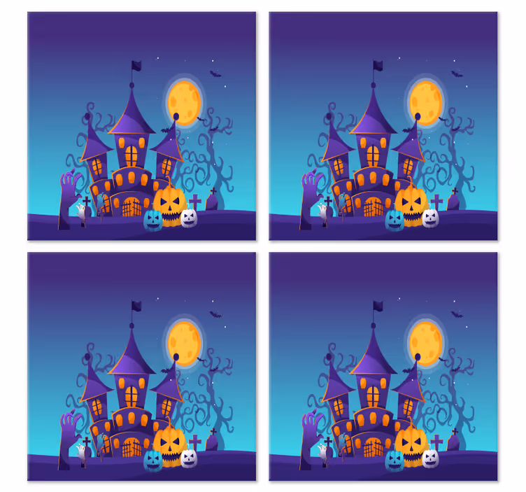 Strašidelný cintorín s halloweenskou dráhou pre netopiere - Tenstickers