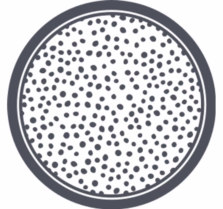 Podtácka s kruhovým bodkovaným vzorom - Tenstickers