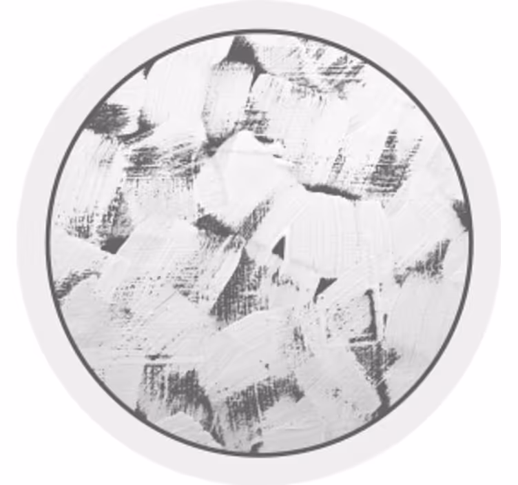 Podtácka abstraktné monochromatické ťahy štetcom - Tenstickers