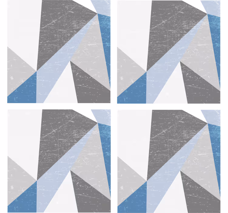 Podtácka s geometrickými ostrými tvarmi - Tenstickers