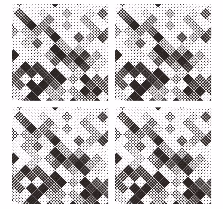 Podtácka geometrický bodový vzor - Tenstickers