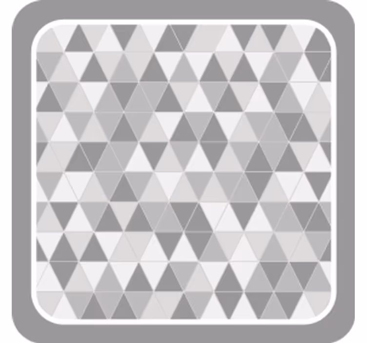 Podtácka s geometrickým trojuholníkovým vzorom - Tenstickers