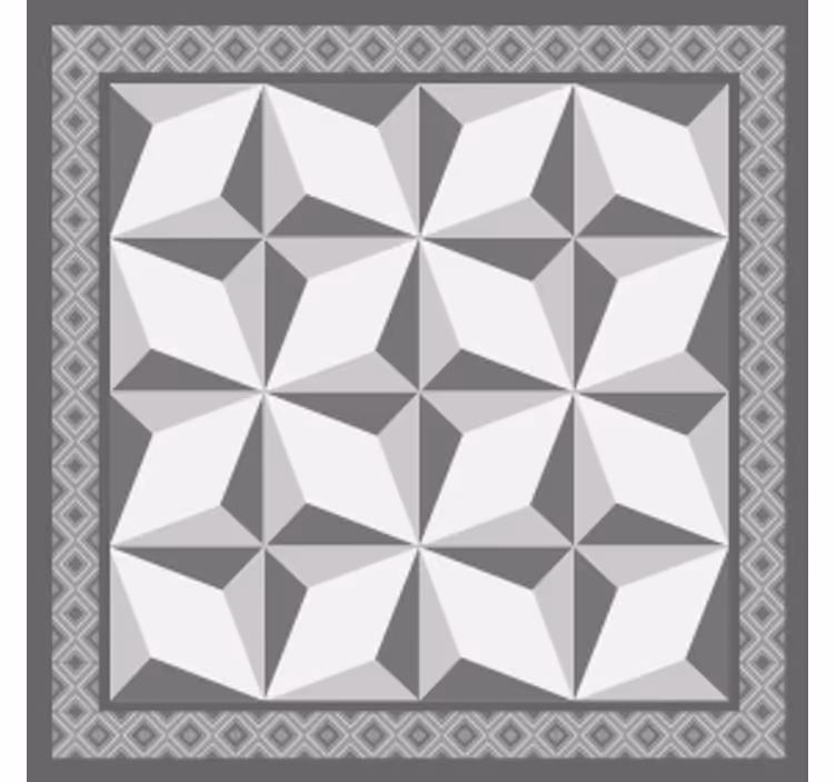 Podtácka s geometrickými vrstvenými vzormi - Tenstickers