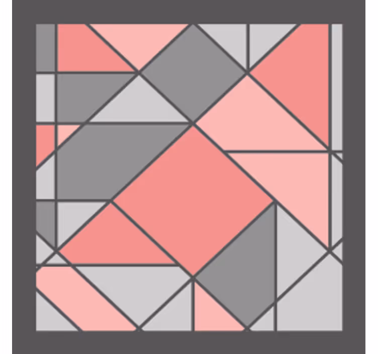 Podtácka s geometrickým vzorom - Tenstickers