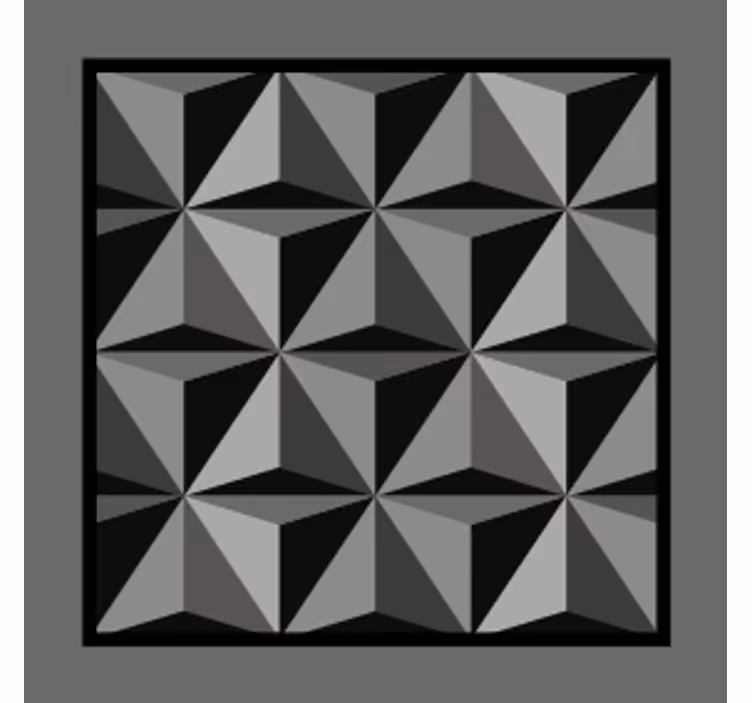 Podtácka s geometrickým tvarovým vzorom - Tenstickers