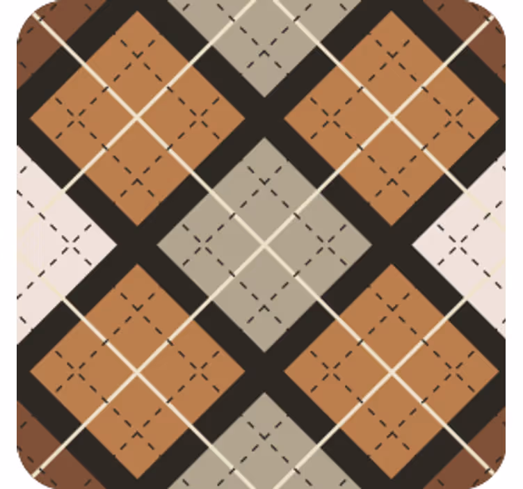 Podtácka geometrické Štvorcové vzory - Tenstickers