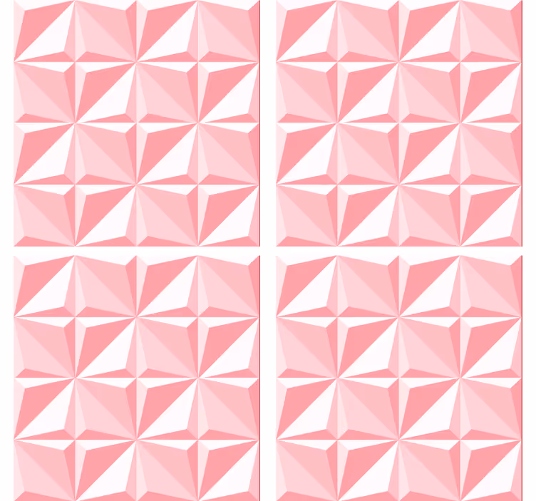 Podtácka s textúrovaným geometrickým motívom - Tenstickers