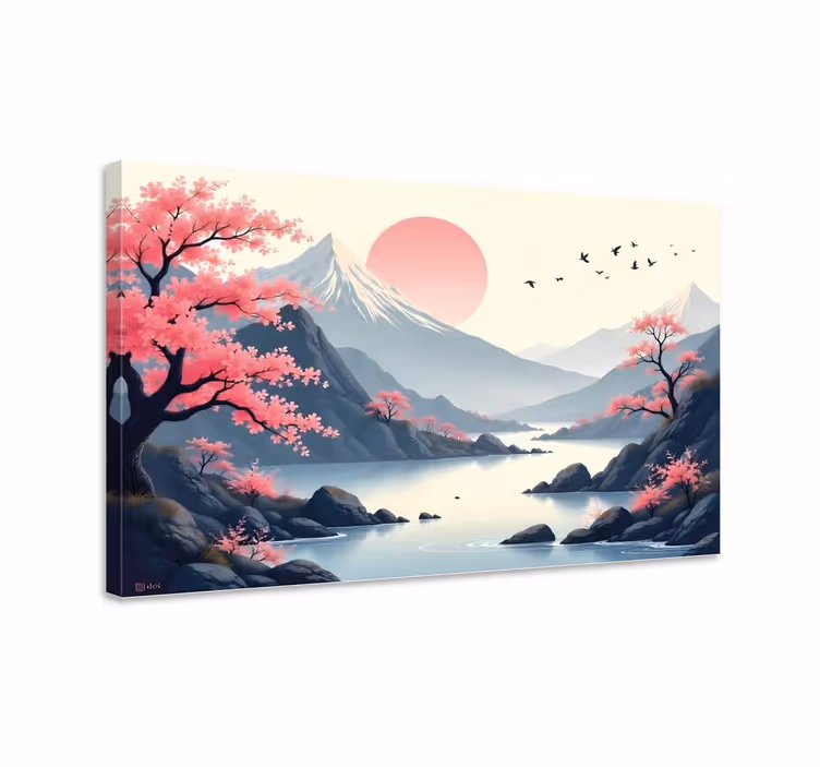 obraz panoráma japonská krajina - Tenstickers