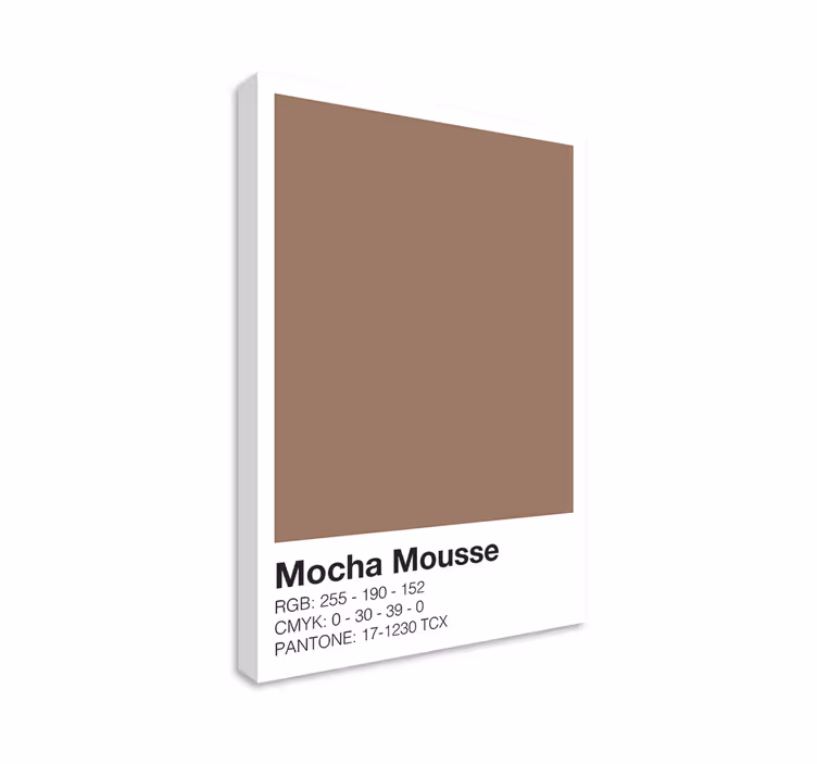moderný obraz mocha farebná kompozícia - Tenstickers