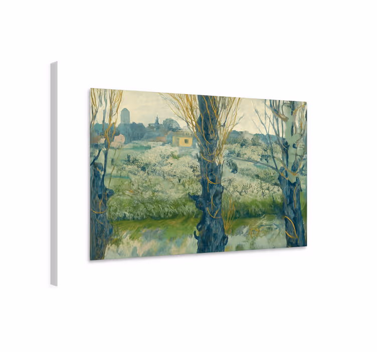 umelecký obraz pohľad na arles van gogh - Tenstickers